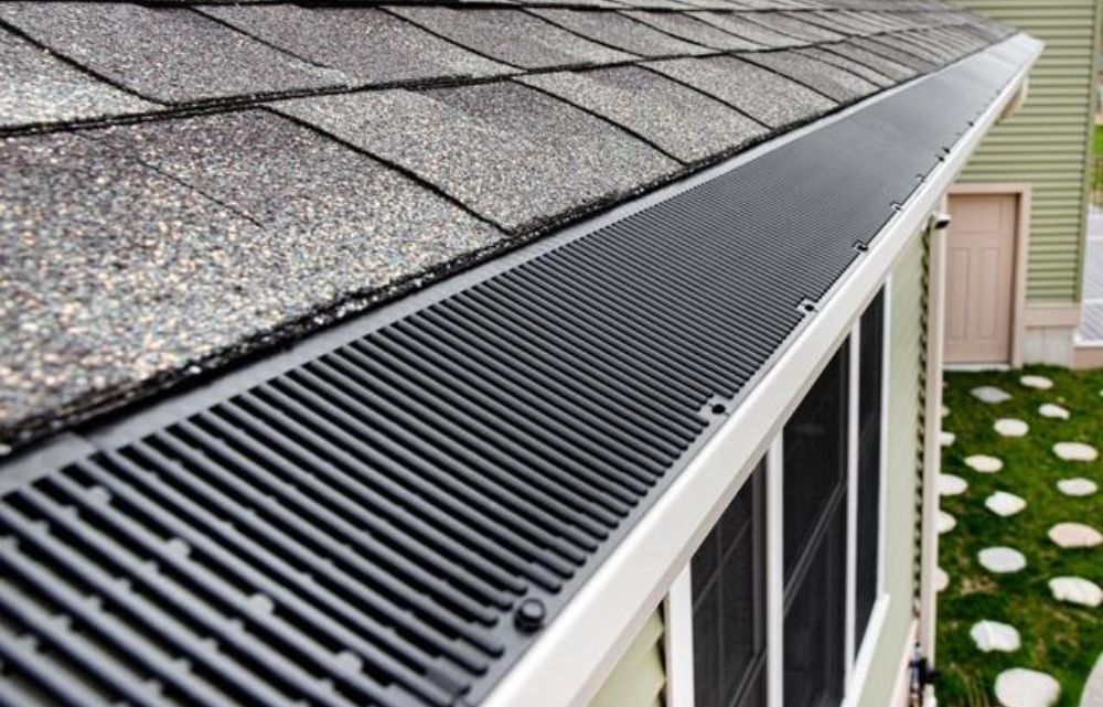 Gutters Gutter guards.